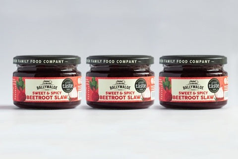 NEW Ballymaloe Sweet & Spicy Beetroot Slaw 235g Jars x 3